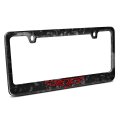 Ram 1500 Trx In Red Printed Real Black Forged Carbon Fiber License Plate Frame Official Licensed 