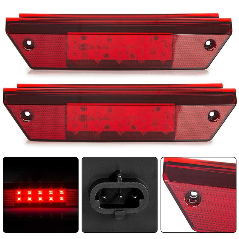 Hecasa Tail Light Lamp For 2009-2016 Polaris Ranger 500 700 800 900 Replacement Part Pair