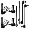 Ocpty New 8-piece Fit For 2006011 Ford Focus All Models Front Left Right Lower Ball Joints Sway Bar Links 2 Outer 2 Inner Tie
