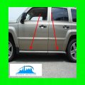 312 Motoring Fits 2006-2011 Jeep Patriot Chrome Rocker Trim Moldings 2pc 2007 2008 2009 2010 06 07 08 09 10 11