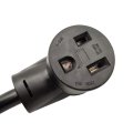 Parkworld 691890b Power Adapter Cord 4-prong Generator 30a Locking L14-30p Male To Welding 50 Amp 6-50r Female 8ft