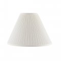 Aspen Creative 33191 Mushroom Pleated Off-white Spider Shade 6 Top X 16 Bottom 12 Slant 
