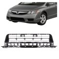 Front Lower Bumper Cover Grille For 2009-2011 Honda Civic Sedan 4dr Replacement Ho1036127 Rh01530008 71107snea50 Grill Pp 