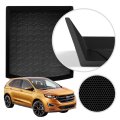 Premium Cargo Liner Ford Edge 2015-2022 100 Protection Custom Fit Car Trunk Mat Easy-to-wash All-season Black 3d Shaped Laser
