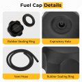 Fuel Cap Gas For Honda Atv Foreman 400 4x4 Trx400fw 1995-2003 17620-hm7-700 17620-hm7-000