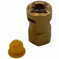 Supplying Demand Sb1 3 8 Inch Flare Quick Connect Hvac Brass Coupler Fitting