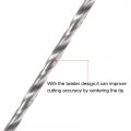 Uxcell 20 Pcs 1 4mm 5mm Mini Micro Twist Drill Bits High-speed Steel Straight Shank Extra Long Bit 100mm For Aluminum Alloy