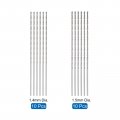 Uxcell 20 Pcs 1 4mm 5mm Mini Micro Twist Drill Bits High-speed Steel Straight Shank Extra Long Bit 100mm For Aluminum Alloy