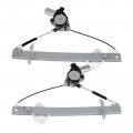 Ocpty Rear Left Rear Right Side Power Window Regulator Fit For 2010 2011 2012 2013 2014 Subaru Legacy W Motor 751-753