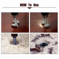 Uxcell Forstner Wood Boring Drill Bits Set 16mm Dia 17mm Hole Saw Carbide Tip Cutting For Hinge Plywood Mdf Cnc Tool