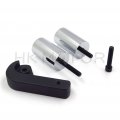 Hongk- Motorbike Aluminum No Cut Frame Slider Protector Compatible With 2006 2007 2008 Suzuki Gsx-r Gsxr 600 750 Chromed