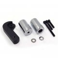 Hongk- Motorbike Aluminum No Cut Frame Slider Protector Compatible With 2006 2007 2008 Suzuki Gsx-r Gsxr 600 750 Chromed