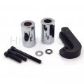 Hongk- Motorbike Aluminum No Cut Frame Slider Protector Compatible With 2006 2007 2008 Suzuki Gsx-r Gsxr 600 750 Chromed