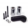 Hongk- Motorbike Aluminum No Cut Frame Slider Protector Compatible With 2006 2007 2008 Suzuki Gsx-r Gsxr 600 750 Chromed