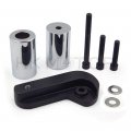 Hongk- Motorbike Aluminum No Cut Frame Slider Protector Compatible With 2006 2007 2008 Suzuki Gsx-r Gsxr 600 750 Chromed