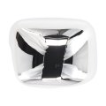 Chrome Mirror Cover For Freightliner Cascadia 2018 To 2024 Passenger Side Heavy Duty Replacement Part Right Position Standard 