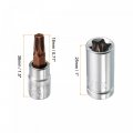 Uxcell 1 4-inch Drive E10 External Torx Shallow Socket And T30 Bit