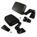 Jdmspeed New Black Manual Side View Door Mirrors Left Right Pair Set Replacement For Jeep Wrangler 87-02