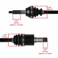 Caltric Rear Left And Right Cv Joint Axle With Bearing Compatible Polaris Ranger Xp 700 4x4 Efi 2007-2008