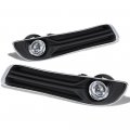 Chrome Housing Oe-style Front Fog Light Driving Lamp Assembly For 2011-2014 Chrysler 300 Bezel Universal Wiring Included Driver 