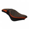 Tcmt One-piece Motorcycle Front Rear Seat Fit For Honda Rebel Cmx300 Cmx500 2017-2022 Orange Stitching
