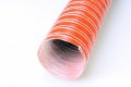 Autobahn88 Automotive Scat Flex Duct Silicone-impregnated Fiberglass Steel Wire Reinforced Inner Diameter 51mm 2 Length 3 Meter