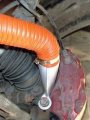 Autobahn88 Automotive Scat Flex Duct Silicone-impregnated Fiberglass Steel Wire Reinforced Inner Diameter 51mm 2 Length 3 Meter