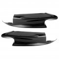 Front Bumper Lip Chin Spoiler Pair Deflector Splitter Fit For E90 E92 E93 M3 2007 To 2012 Glossy Black