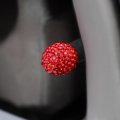 8 Pack Universal Diamond Crystal Valve Cap For Cars Trucks Bikes Motorcycles Bicycles Accessories Red 1 47 29cm