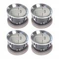 4 Pcs Interior Dash Dashboard Louvre Chrome Ac Heater Air Vents Set Replacement For F-150 F150 2009-2014 Cl3z-19893-ea 