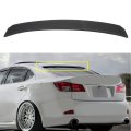 1pc Rear Window Roof Spoiler Abs Matte Black For 2006-2013 Lexus Is250 Is350 Isf