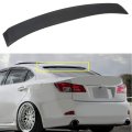 1pc Rear Window Roof Spoiler Abs Matte Black For 2006-2013 Lexus Is250 Is350 Isf