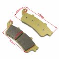 Httmt Disc Brake Pad Set Compatible With Fsc600 Silver Wing Nss250 Reflex