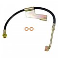 Brake Hydraulic Hose For Gmc C3500 1990 2000 Front Flexible Black Epdm Rubber 16 88 In Axis 1 Length Replacement 17996162 