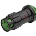 Auto Dynasty M12 X 5 Open End 16-piece Aluminum Steel Wheel Lug Nuts 4 Lock 1 Nut Key Green