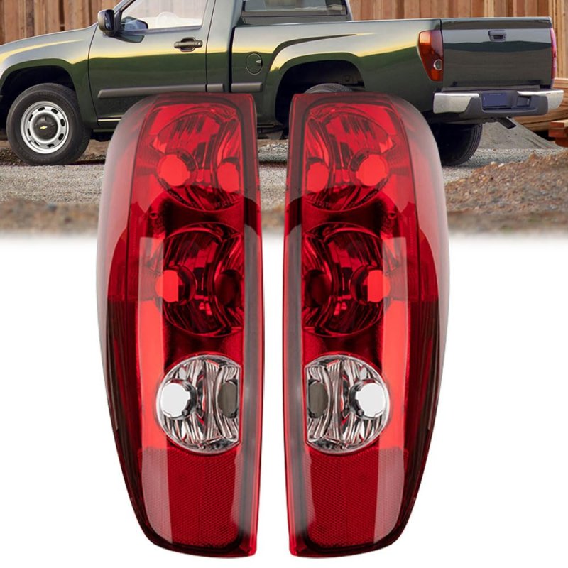 Tail Light Assembly For Chevrolet Colorado 2004 To 2012 And Gmc Canyon Rear Brake Lamp Lens Housing Replace Gm2800164 19417444