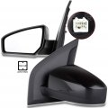 Ocpty Black Passenger Side View Mirror Smooth With Power Adjustment Non-folding Non-heated Compatible For 2007-2012 Nissan