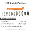 Nsautolighting 10pcs White Led Interior Lights Bulb Kit For Honda Passport 2019 2020 2021 2022 Map Dome Trunk Vanity Mirror