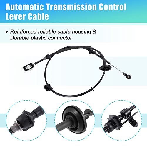 Automatic Transmission Gear Shifter Cable Ford F250 F350 F450 F550 99-04 For Excursion 00-05 W O Power Take Off Auto Trans