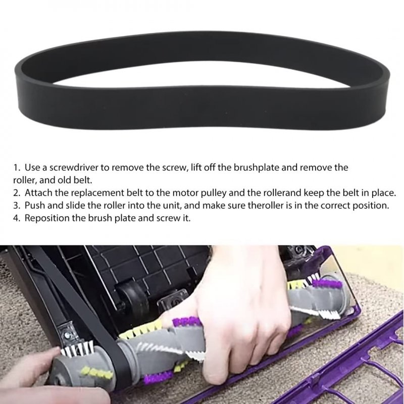 2pcs Replacement Belts Fit For Powerforce Turbo Bagless Models 6585 65851 65852 65853 65854 65856 65857 6585r 6596q 6596x