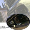 Httmt- Utv-102-30 40 Curved Led Light Bar Mounting Brackets Compatible With 2010-2019 Dodge Ram 2500 3500