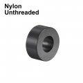 Uxcell Nylon Round Spacer Washer 3 2mm Id 7mm Od 3mm Height For M3 Screws Black 100pcs