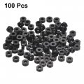 Uxcell Nylon Round Spacer Washer 3 2mm Id 7mm Od 3mm Height For M3 Screws Black 100pcs