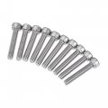 Uxcell 8-32x7 8 Hex Socket Head Cap Screw Bolts 304 Stainless Steel Polished 25pcs