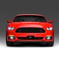 Ford Mustang Script Matt-look Laser Mark Black Acrylic License Plate Official Licensed 