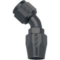 Russell Hose End 6 45deg Blk R13093b 