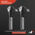 A-premium 8pcs Front Suspension Kit Upper Lower Ball Joint Sway Bar Link Outer Tie Rod End Compatible With Jeep Grand Cherokee
