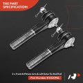 A-premium 8pcs Front Suspension Kit Upper Lower Ball Joint Sway Bar Link Outer Tie Rod End Compatible With Jeep Grand Cherokee