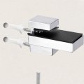 Uxcell Glass Shelf Bracket Wall Mount Adjustable Zinc Alloy Brushed Nickel Support For 4-15mm Thickness 4pcs