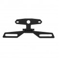 Motorcycle License Plate Bracket Mount Adjustable Flip Universal Rear Light Holder For Atv